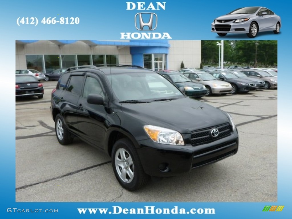 2007 RAV4 4WD - Black / Ash Gray photo #1