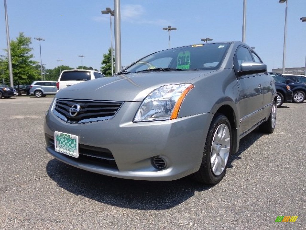 2012 Sentra 2.0 S - Magnetic Gray Metallic / Charcoal photo #1