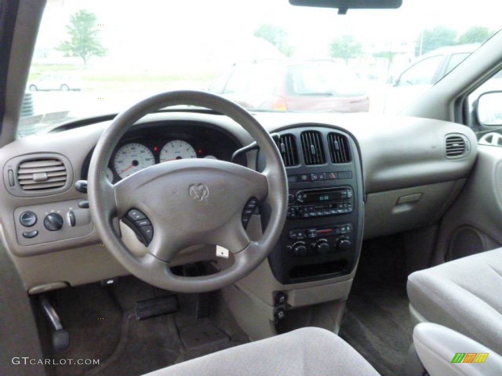 2002 Dodge Grand Caravan Sport Taupe Dashboard Photo #82316582