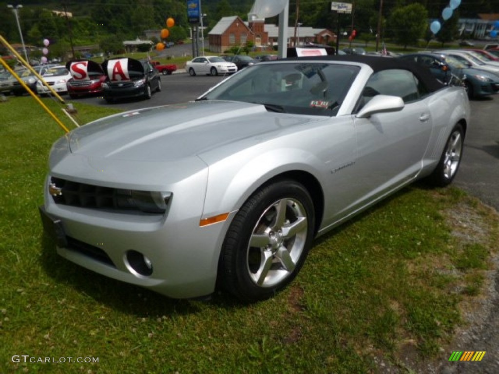 2012 Camaro LT Convertible - Silver Ice Metallic / Black photo #3