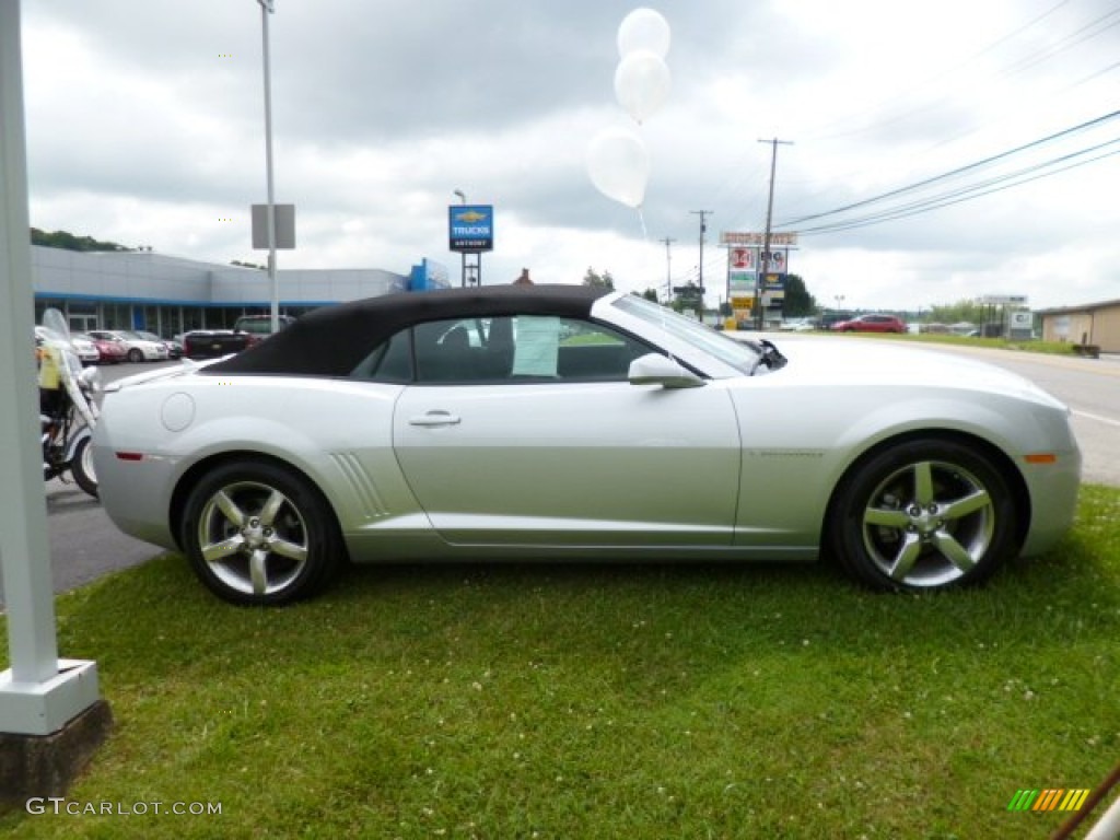 2012 Camaro LT Convertible - Silver Ice Metallic / Black photo #8