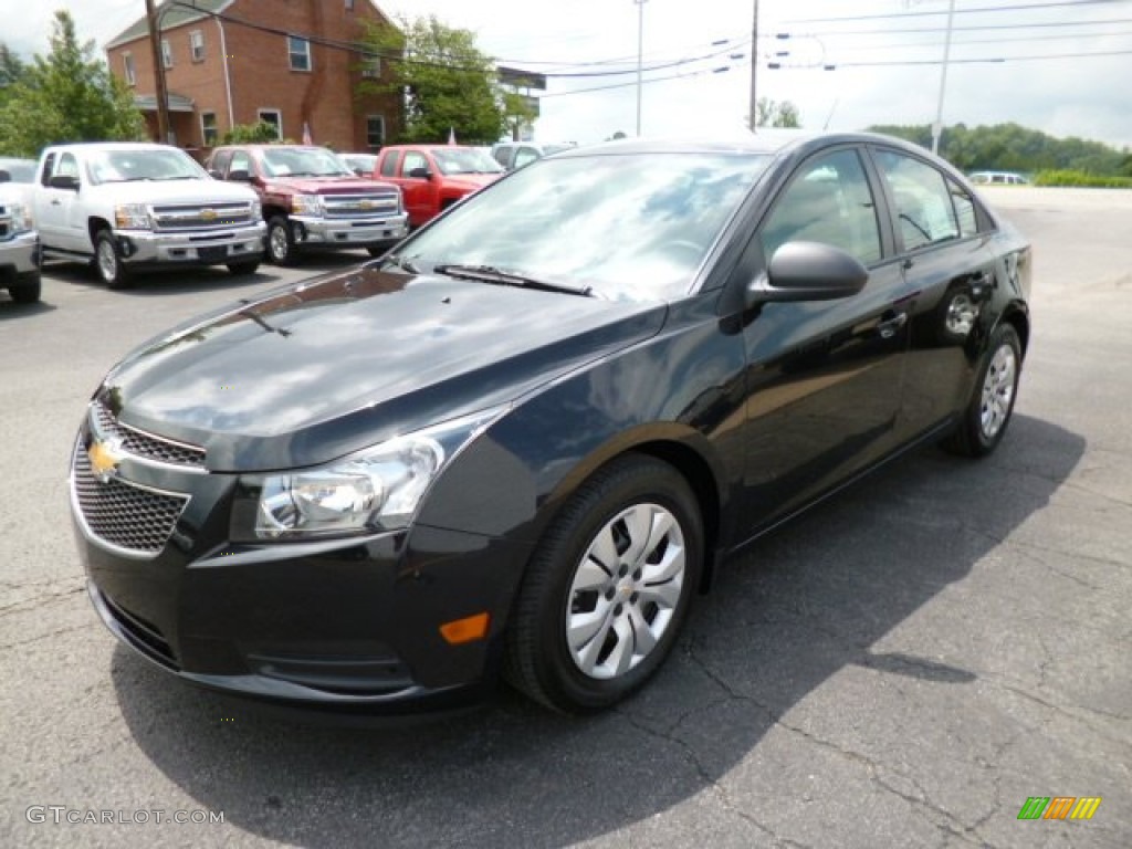 Black Granite Metallic 2014 Chevrolet Cruze LS Exterior Photo #82317950