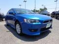 2010 Octane Blue Metallic Mitsubishi Lancer ES  photo #9