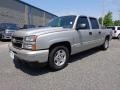 2007 Silver Birch Metallic Chevrolet Silverado 1500 Classic LS Crew Cab  photo #2