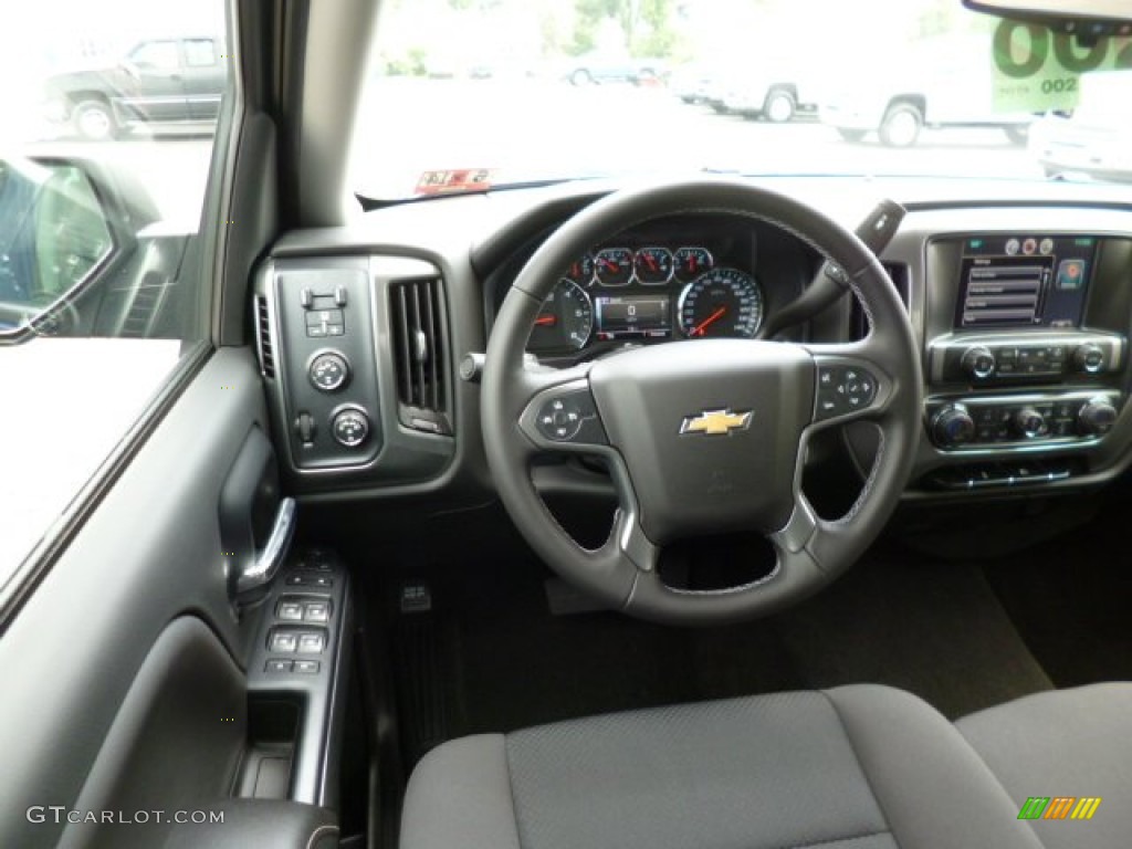 2014 Chevrolet Silverado 1500 LT Crew Cab 4x4 Jet Black/Dark Ash Dashboard Photo #82318496
