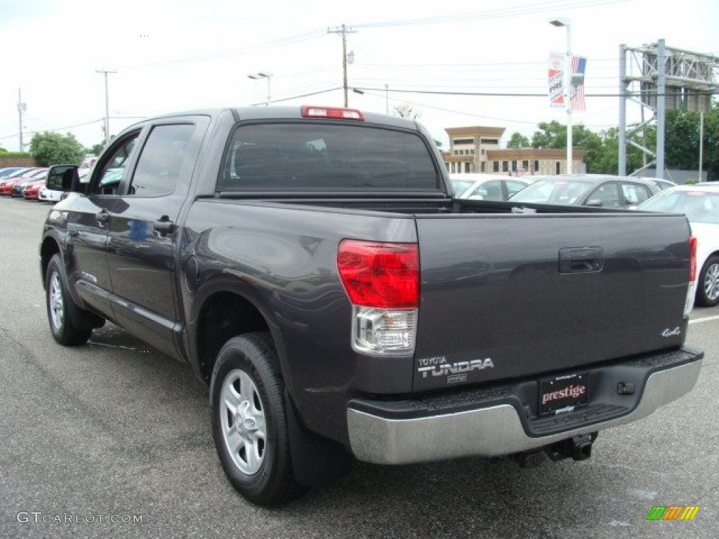 2011 Tundra CrewMax 4x4 - Magnetic Gray Metallic / Black photo #4