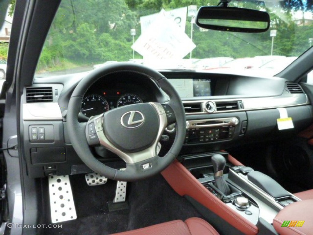 2013 Lexus GS 350 AWD F Sport Cabernet Dashboard Photo #82318812