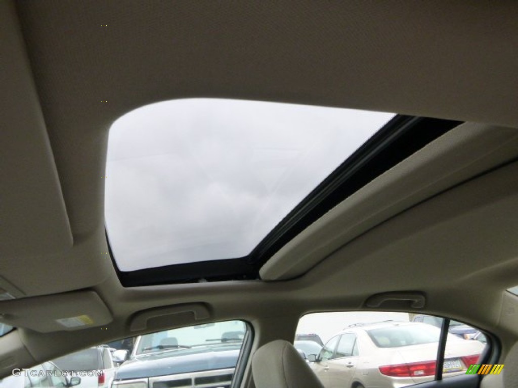 2013 Civic EX Sedan - Polished Metal Metallic / Beige photo #16