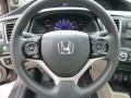 2013 Polished Metal Metallic Honda Civic EX Sedan  photo #17