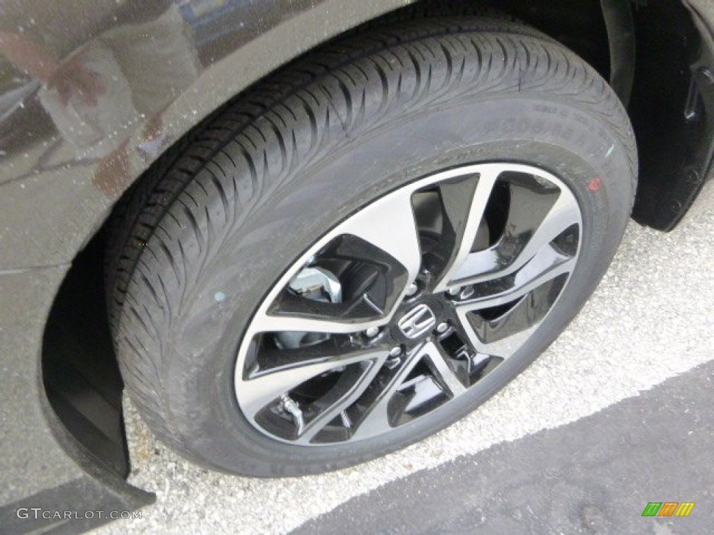 2013 Civic EX-L Sedan - Polished Metal Metallic / Black photo #9