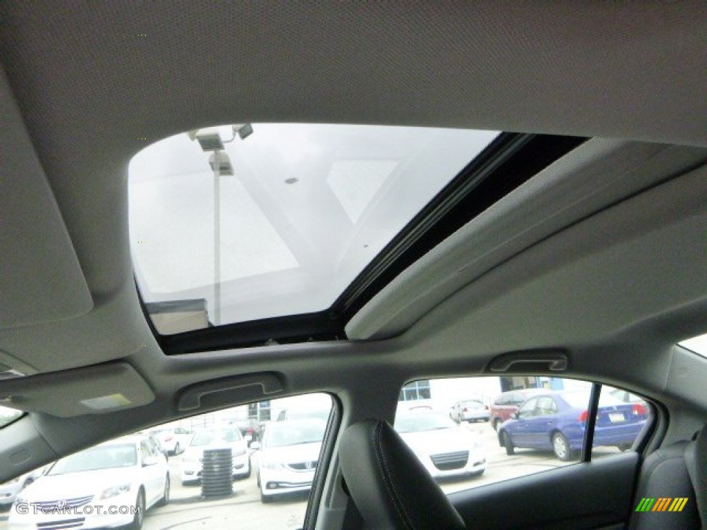 2013 Civic EX-L Sedan - Polished Metal Metallic / Black photo #15