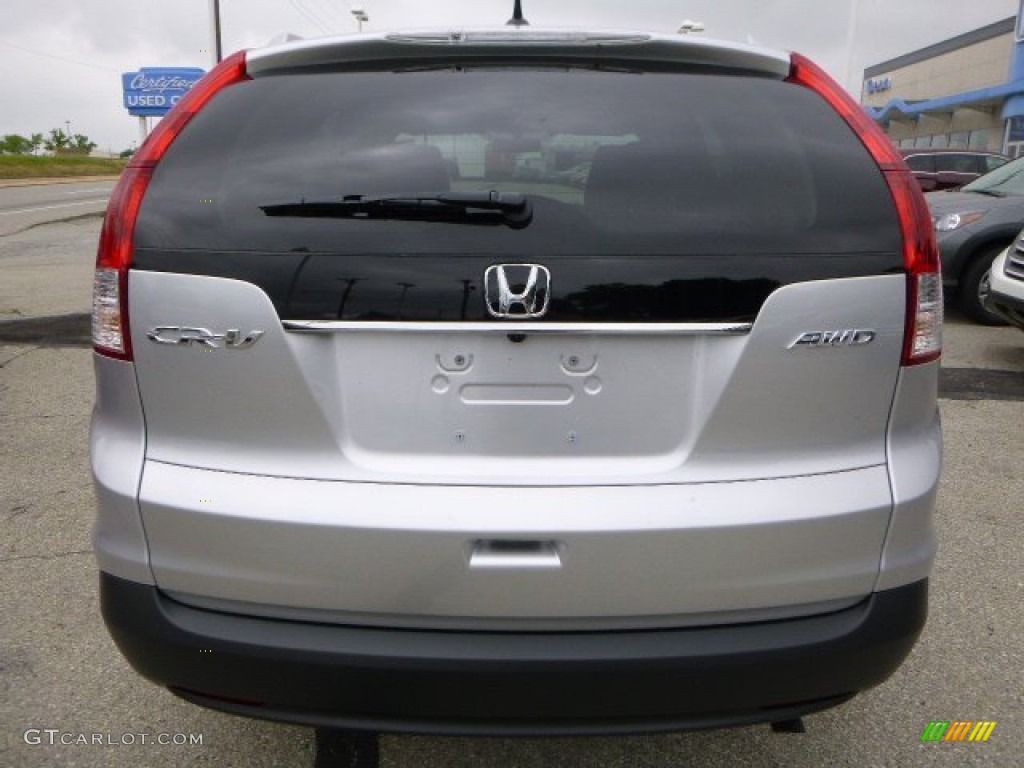 2013 CR-V EX-L AWD - Alabaster Silver Metallic / Black photo #4