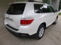 2013 Blizzard White Pearl Toyota Highlander SE 4WD  photo #2