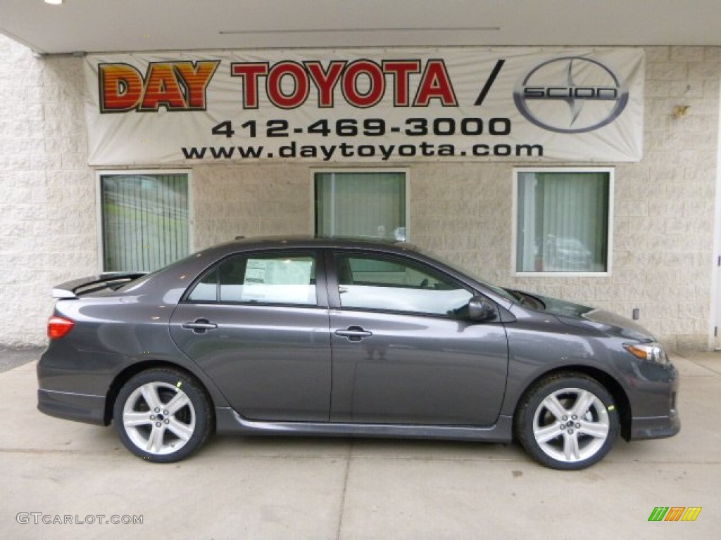 2013 Corolla S - Magnetic Gray Metallic / Dark Charcoal photo #1