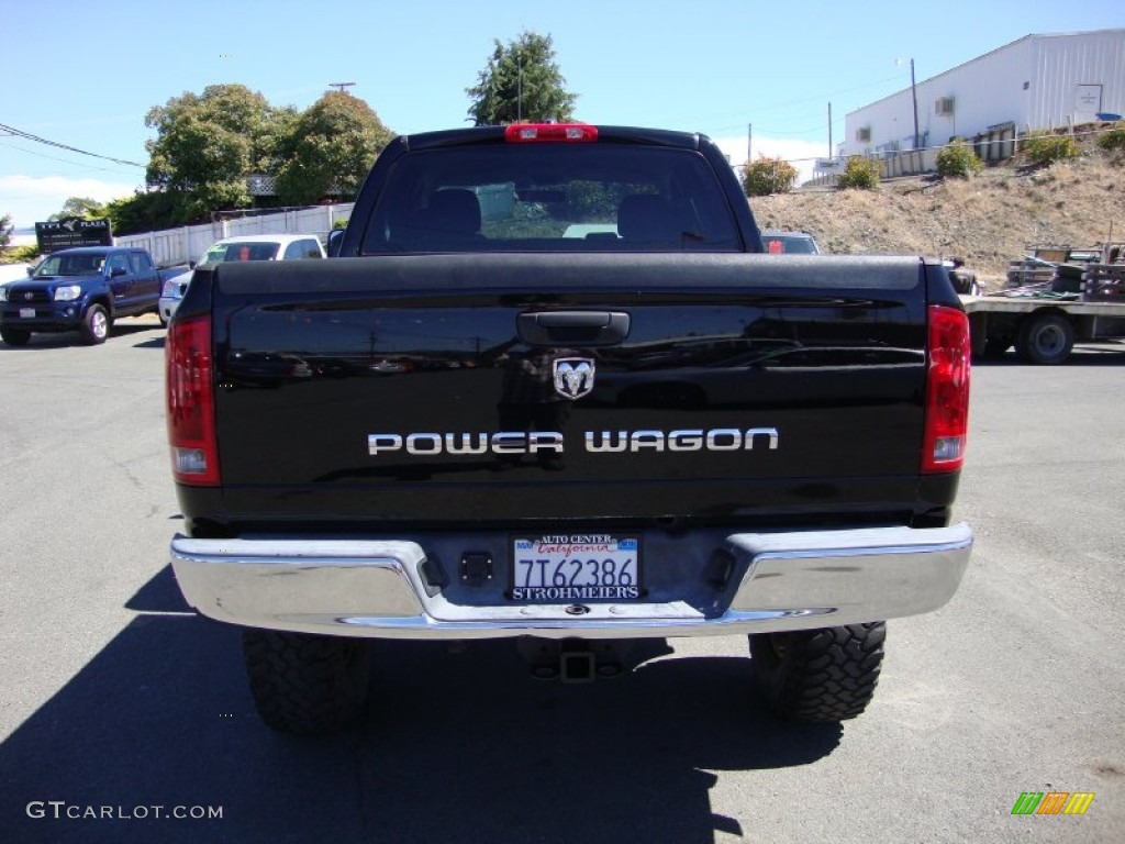 2005 Ram 2500 Power Wagon Quad Cab 4x4 - Black / Dark Slate Gray photo #6