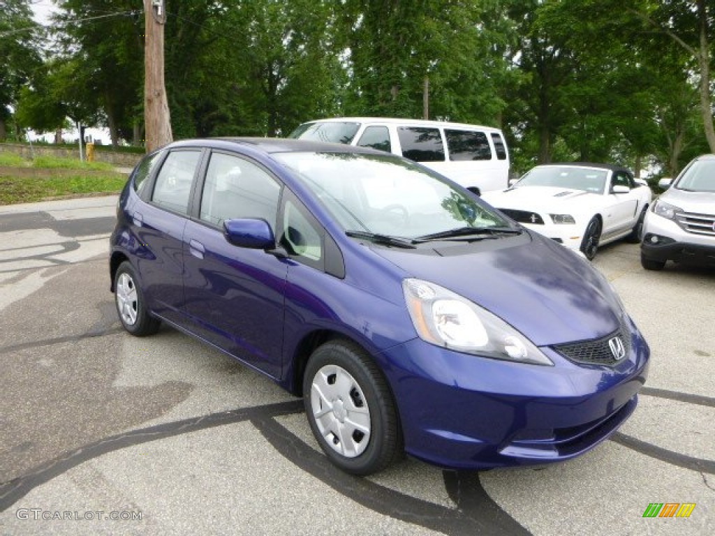 2013 Fit  - Vortex Blue Pearl / Gray photo #1