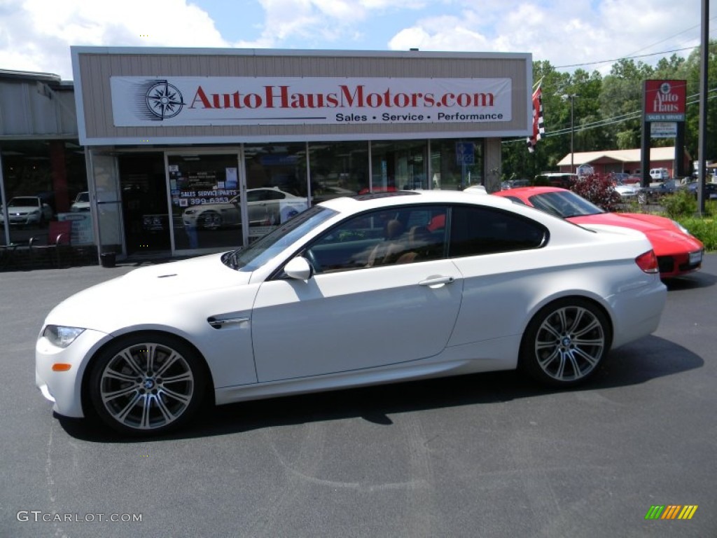 2009 M3 Coupe - Alpine White / Fox Red Novillo Leather photo #1