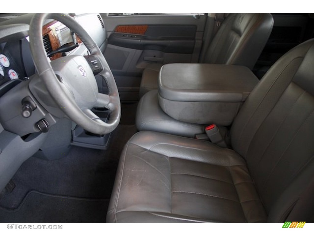 Medium Slate Gray Interior 2007 Dodge Ram 2500 Laramie Quad Cab Photo #82322225