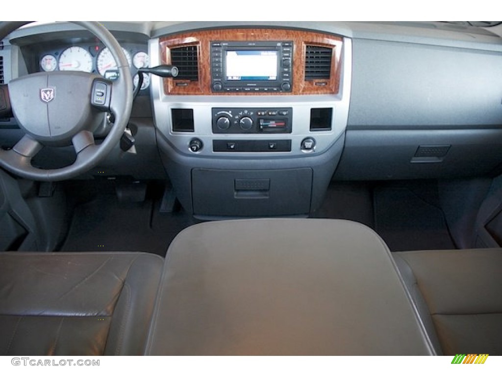 2007 Dodge Ram 2500 Laramie Quad Cab Medium Slate Gray Dashboard Photo #82322243