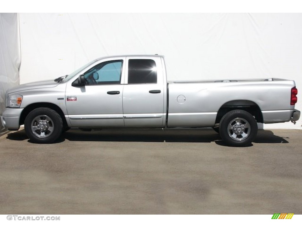 Bright Silver Metallic 2007 Dodge Ram 2500 Laramie Quad Cab Exterior Photo #82322285