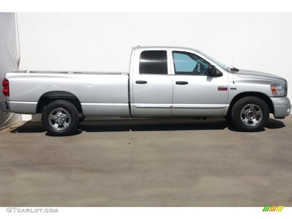 Bright Silver Metallic 2007 Dodge Ram 2500 Laramie Quad Cab Exterior Photo #82322315