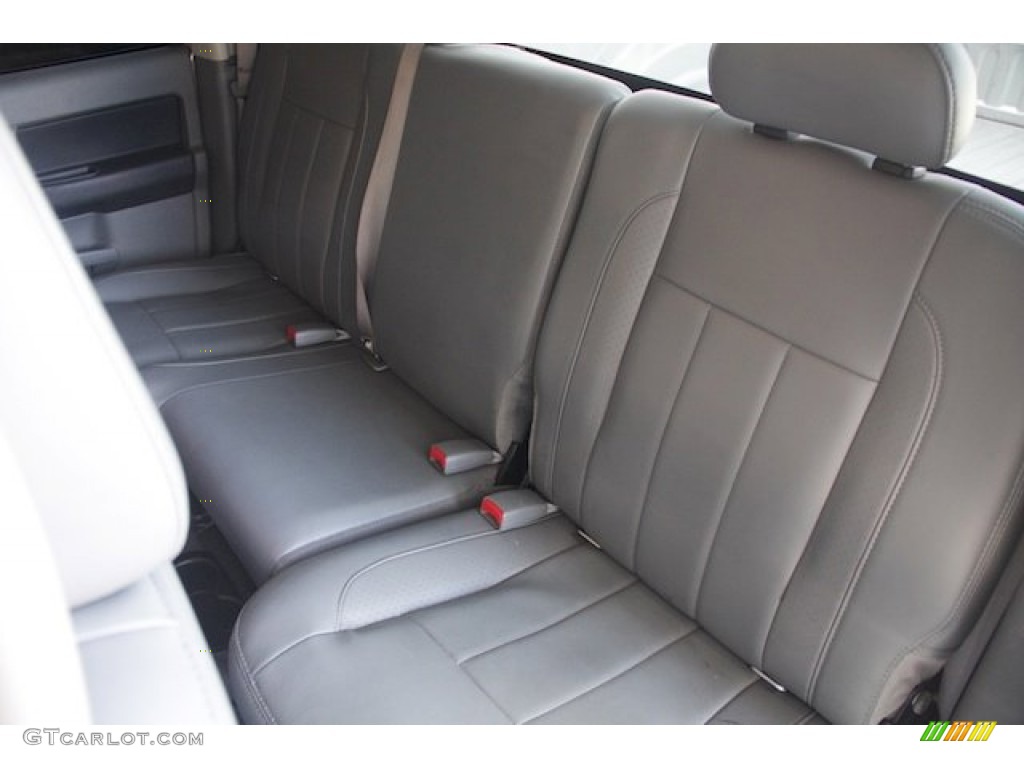 2007 Dodge Ram 2500 Laramie Quad Cab Rear Seat Photo #82322350
