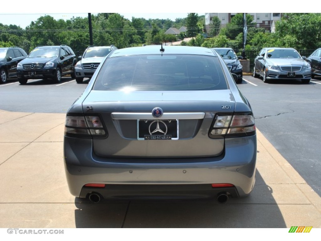 2009 9-3 2.0T Sport Sedan - Titan Gray Metallic / Parchment/Black photo #10