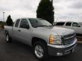 Silver Ice Metallic 2012 Chevrolet Silverado 1500 LT Extended Cab 4x4 Exterior
