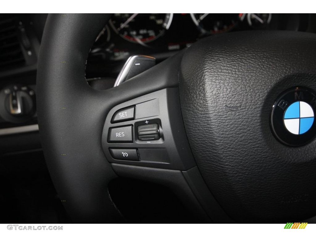 2014 X3 xDrive35i - Carbon Black Metallic / Black photo #28