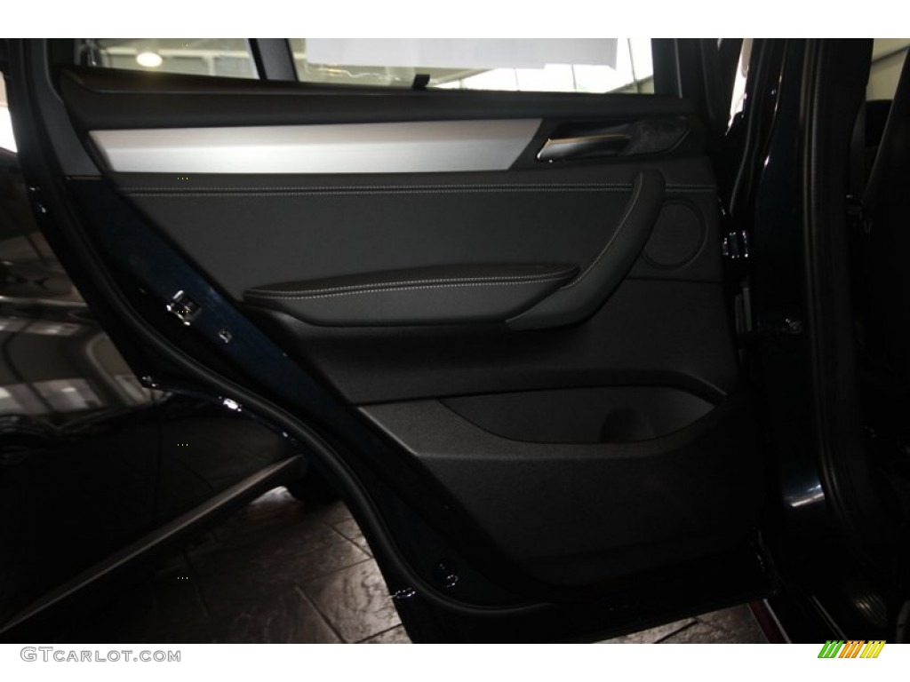 2014 X3 xDrive35i - Carbon Black Metallic / Black photo #32