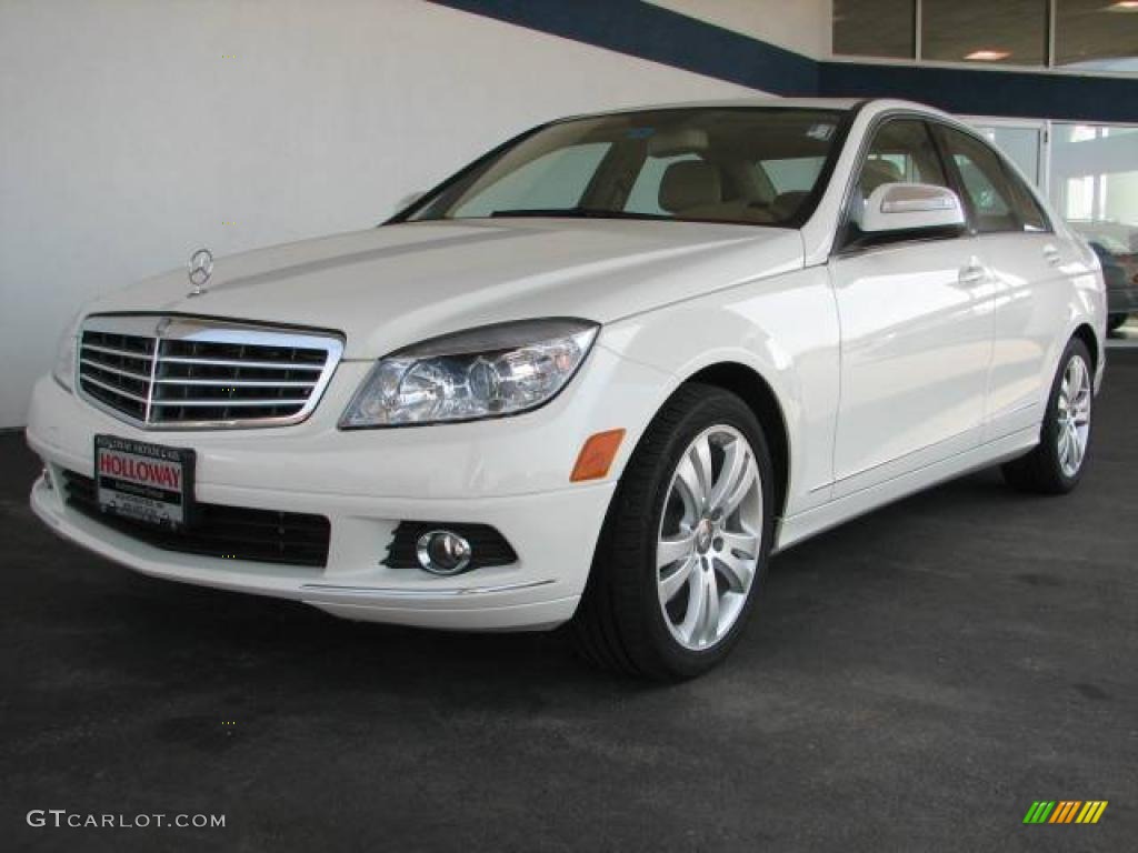 2008 C 300 4Matic Luxury - Arctic White / Savanna/Cashmere photo #1