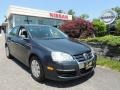 2006 Blue Graphite Metallic Volkswagen Jetta Value Edition Sedan  photo #1