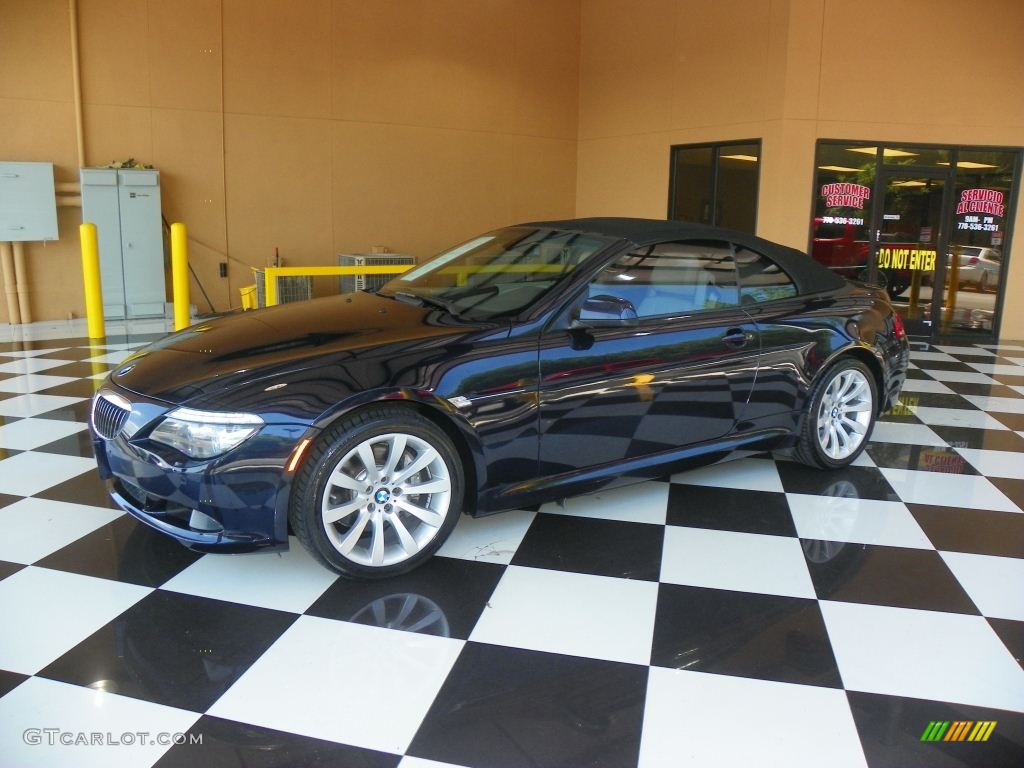 2010 6 Series 650i Convertible - Monaco Blue Metallic / Cream Beige photo #3