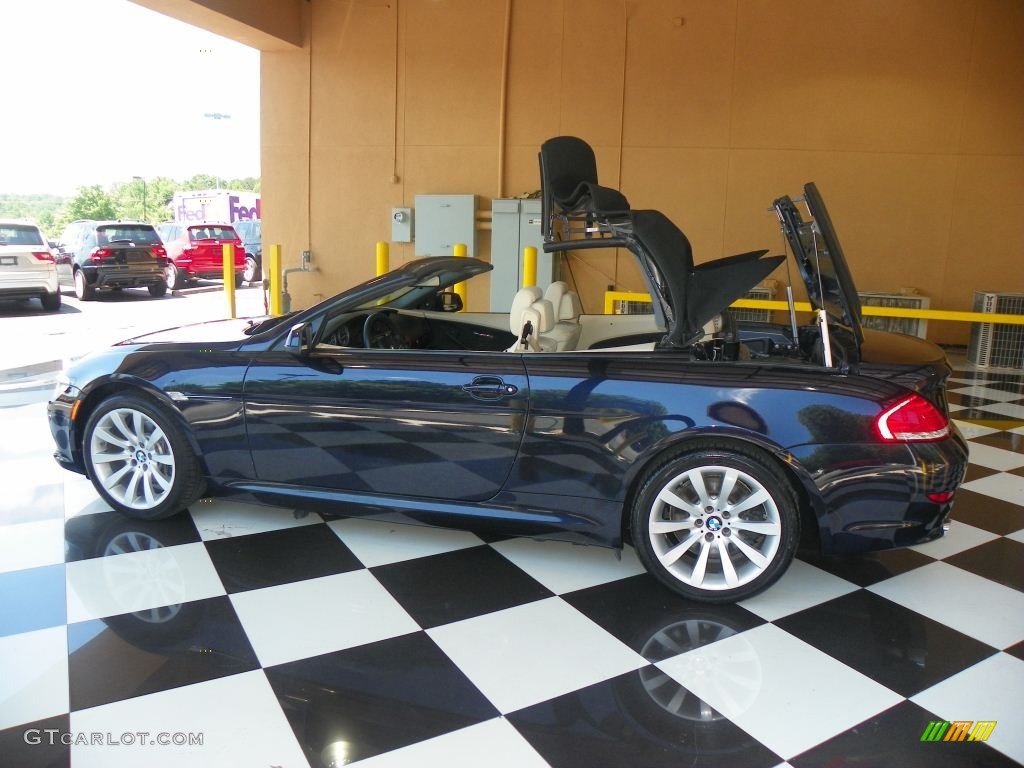2010 6 Series 650i Convertible - Monaco Blue Metallic / Cream Beige photo #7