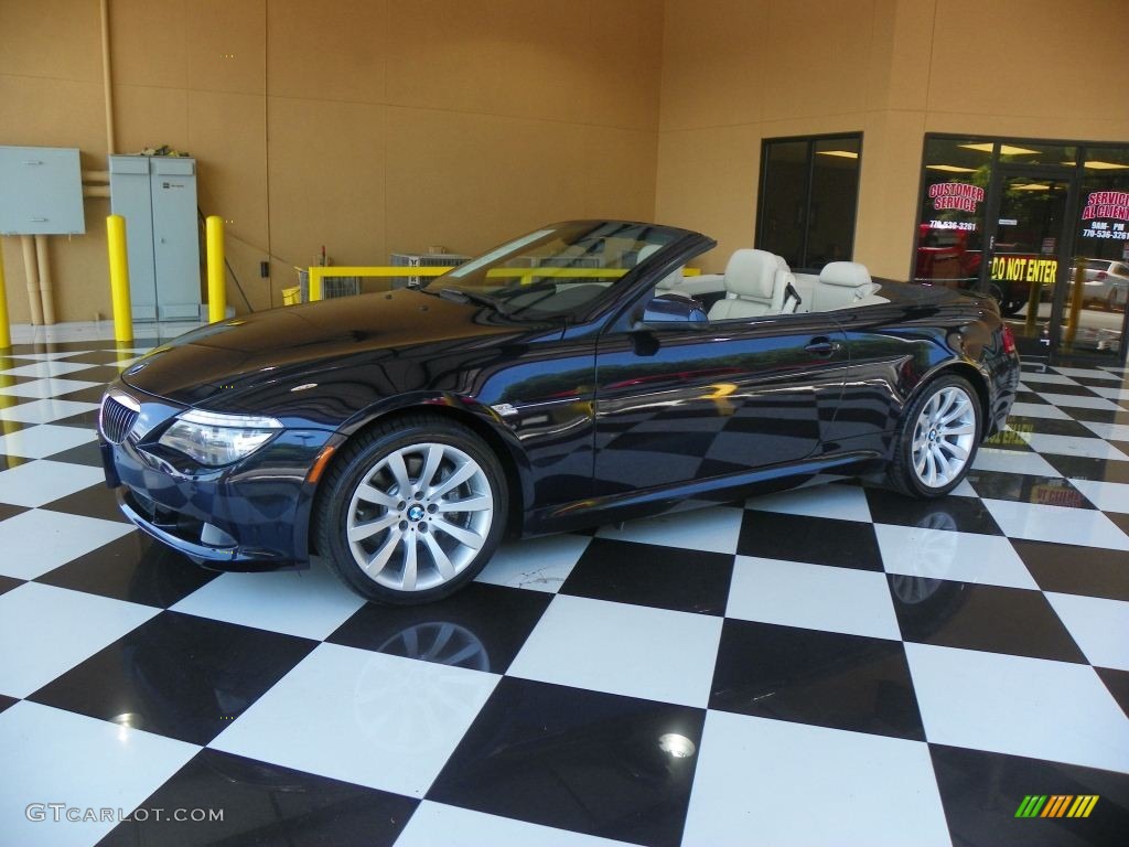2010 6 Series 650i Convertible - Monaco Blue Metallic / Cream Beige photo #10