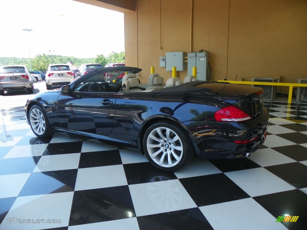 2010 6 Series 650i Convertible - Monaco Blue Metallic / Cream Beige photo #11