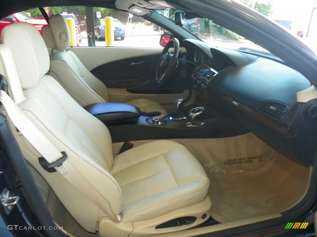 2010 6 Series 650i Convertible - Monaco Blue Metallic / Cream Beige photo #14