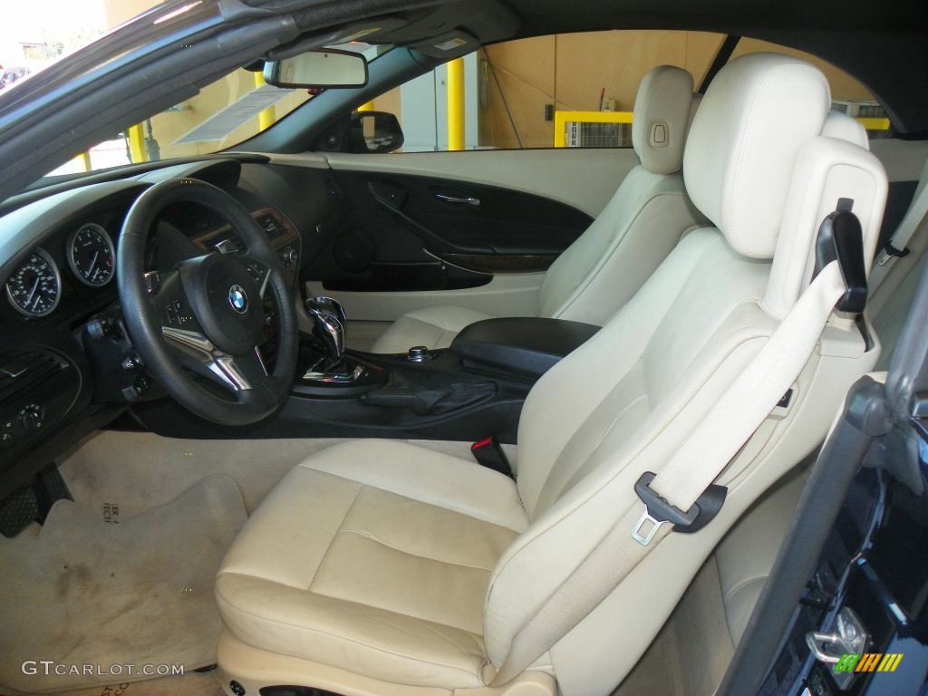2010 6 Series 650i Convertible - Monaco Blue Metallic / Cream Beige photo #16