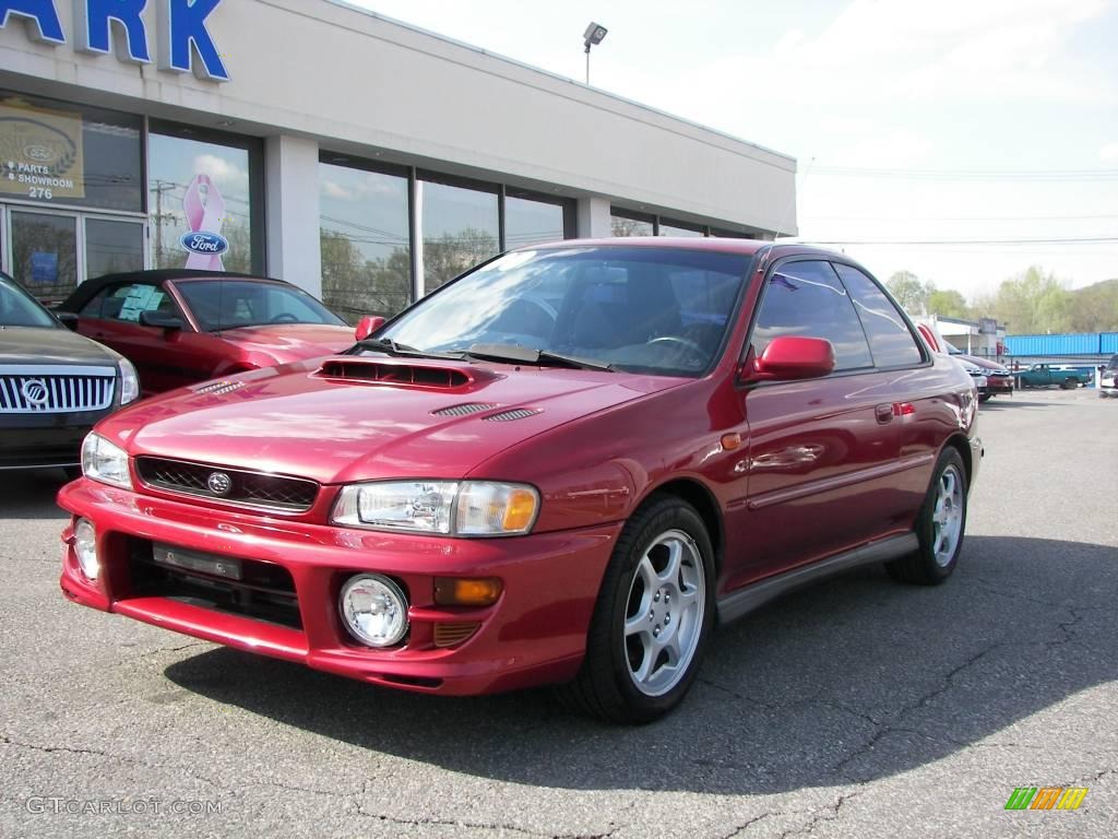 2000 Sedona Red Pearl Subaru Impreza 2.5 RS Coupe 8195581