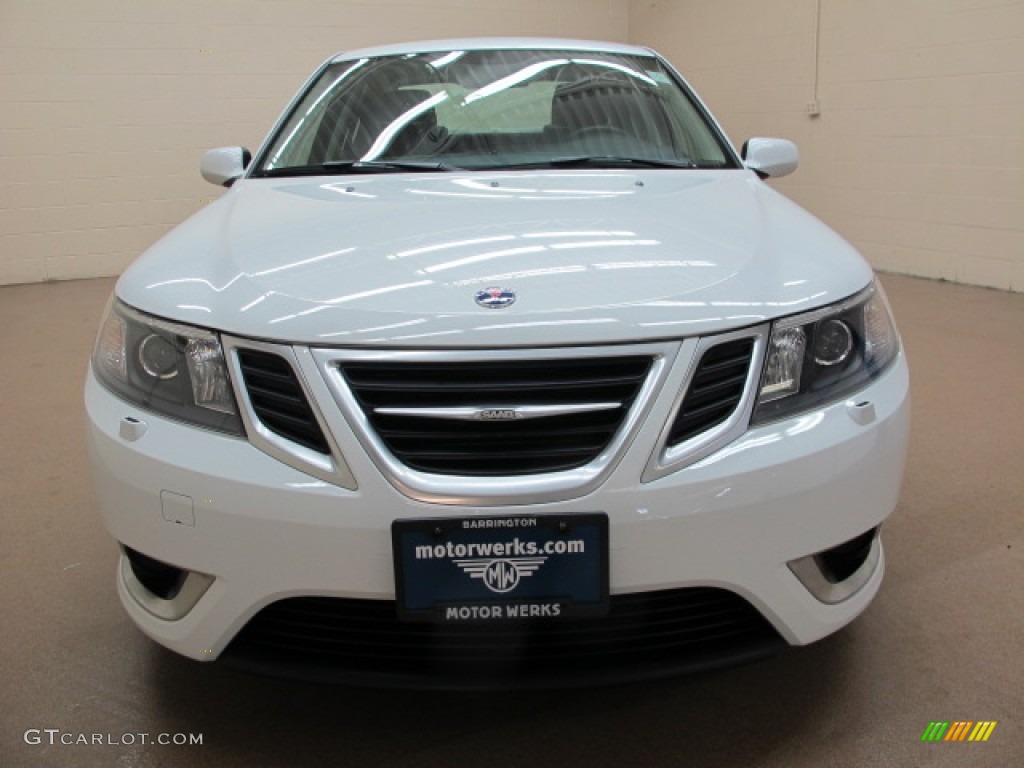 2010 9-3 Aero Sport Sedan - Arctic White / Black/Parchment photo #2