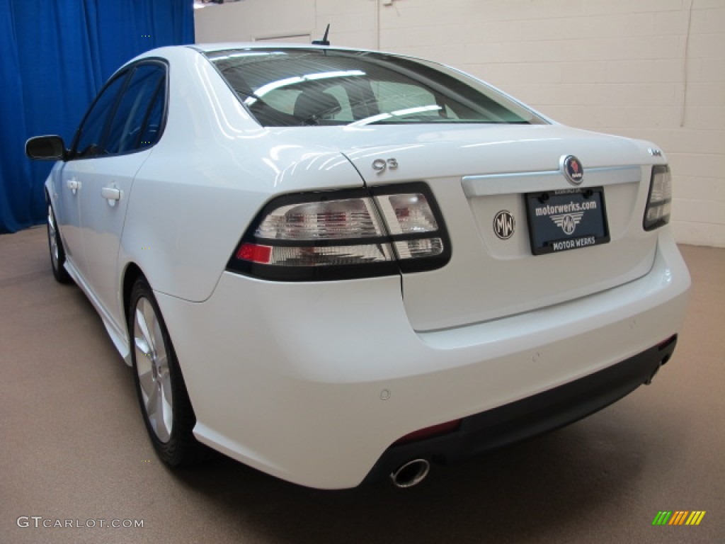 2010 9-3 Aero Sport Sedan - Arctic White / Black/Parchment photo #5