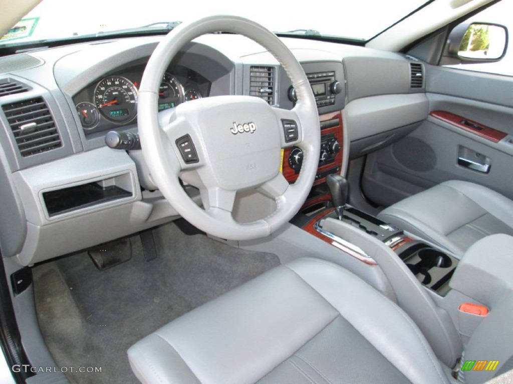 Medium Slate Gray Interior 2005 Jeep Grand Cherokee Limited 4x4 Photo #82328920
