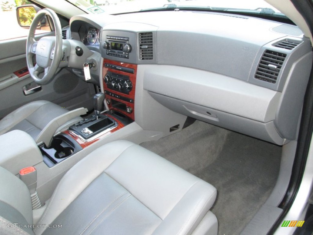 2005 Jeep Grand Cherokee Limited 4x4 Medium Slate Gray Dashboard Photo #82328942