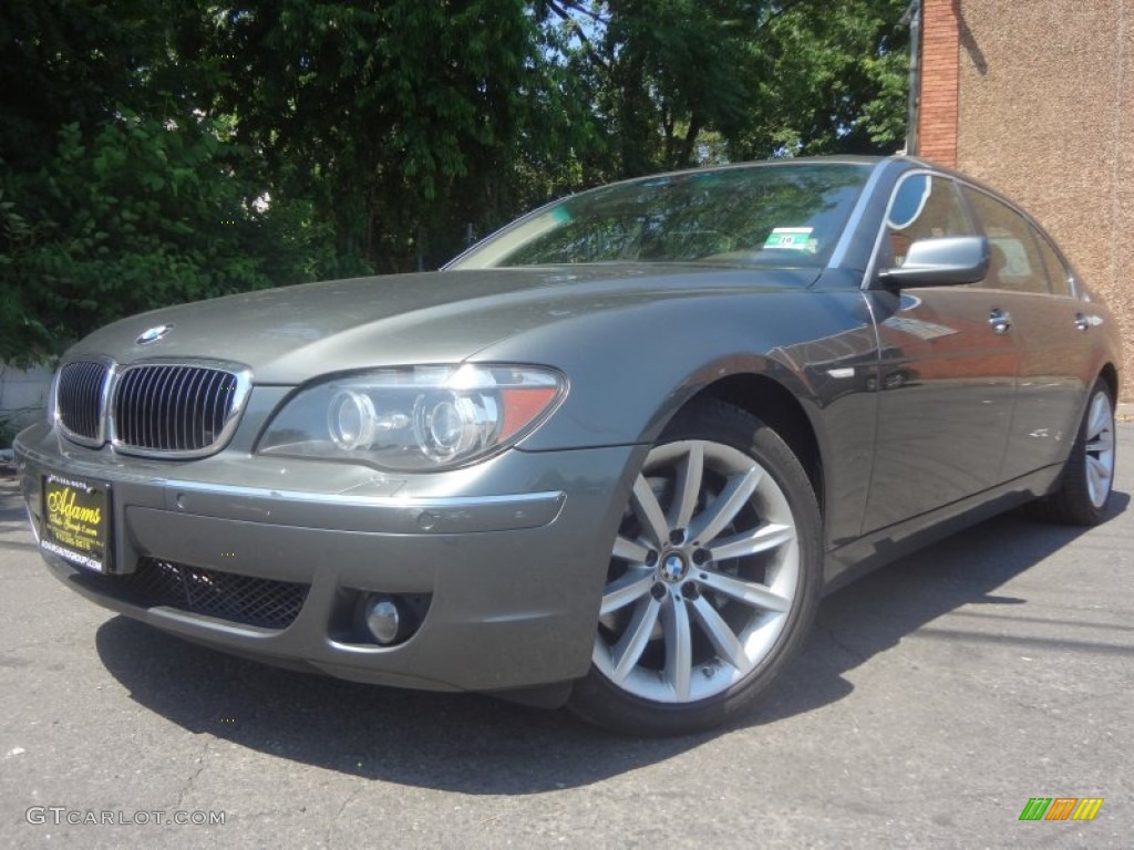 2007 7 Series 750Li Sedan - Sterling Grey Metallic / Black photo #1