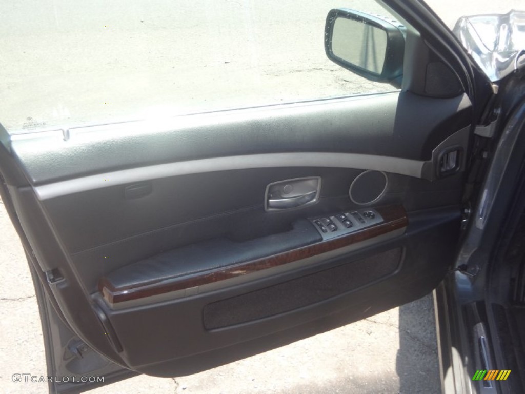 2007 7 Series 750Li Sedan - Sterling Grey Metallic / Black photo #5