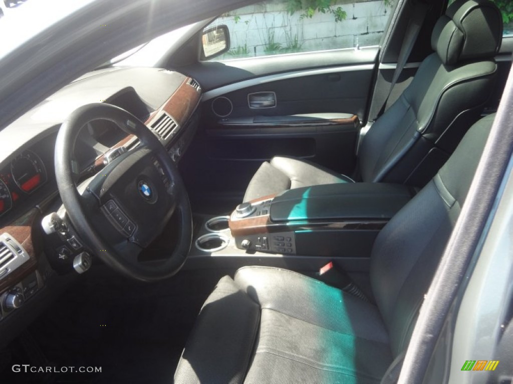 2007 7 Series 750Li Sedan - Sterling Grey Metallic / Black photo #6