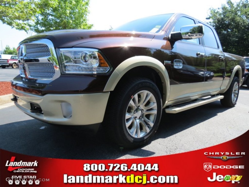 2017 Western Brown Pearl Ram 1500 Laramie Longhorn Crew Cab Western Brown Pearl Ram 1500