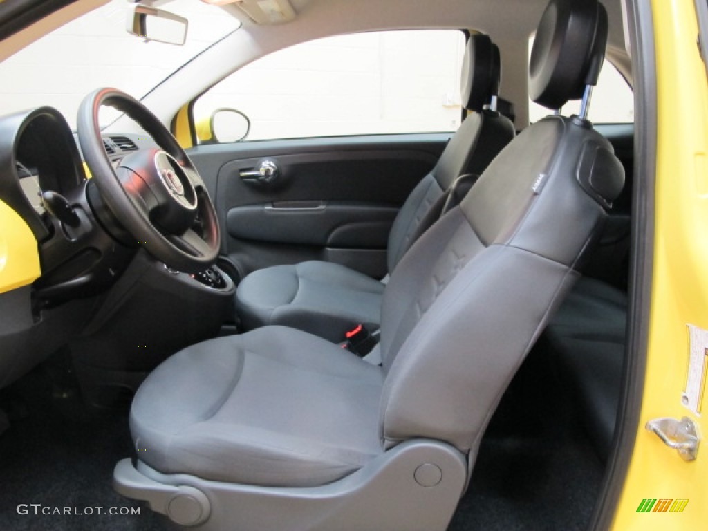 2012 Fiat 500 Pop Front Seat Photo #82329525