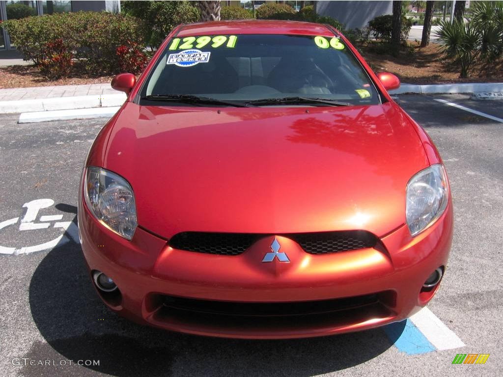 2006 Eclipse GT Coupe - Sunset Orange Pearlescent / Dark Charcoal photo #7