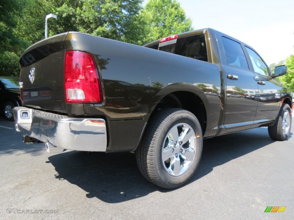 2013 1500 Big Horn Crew Cab - Black Gold Pearl / Canyon Brown/Light Frost Beige photo #3